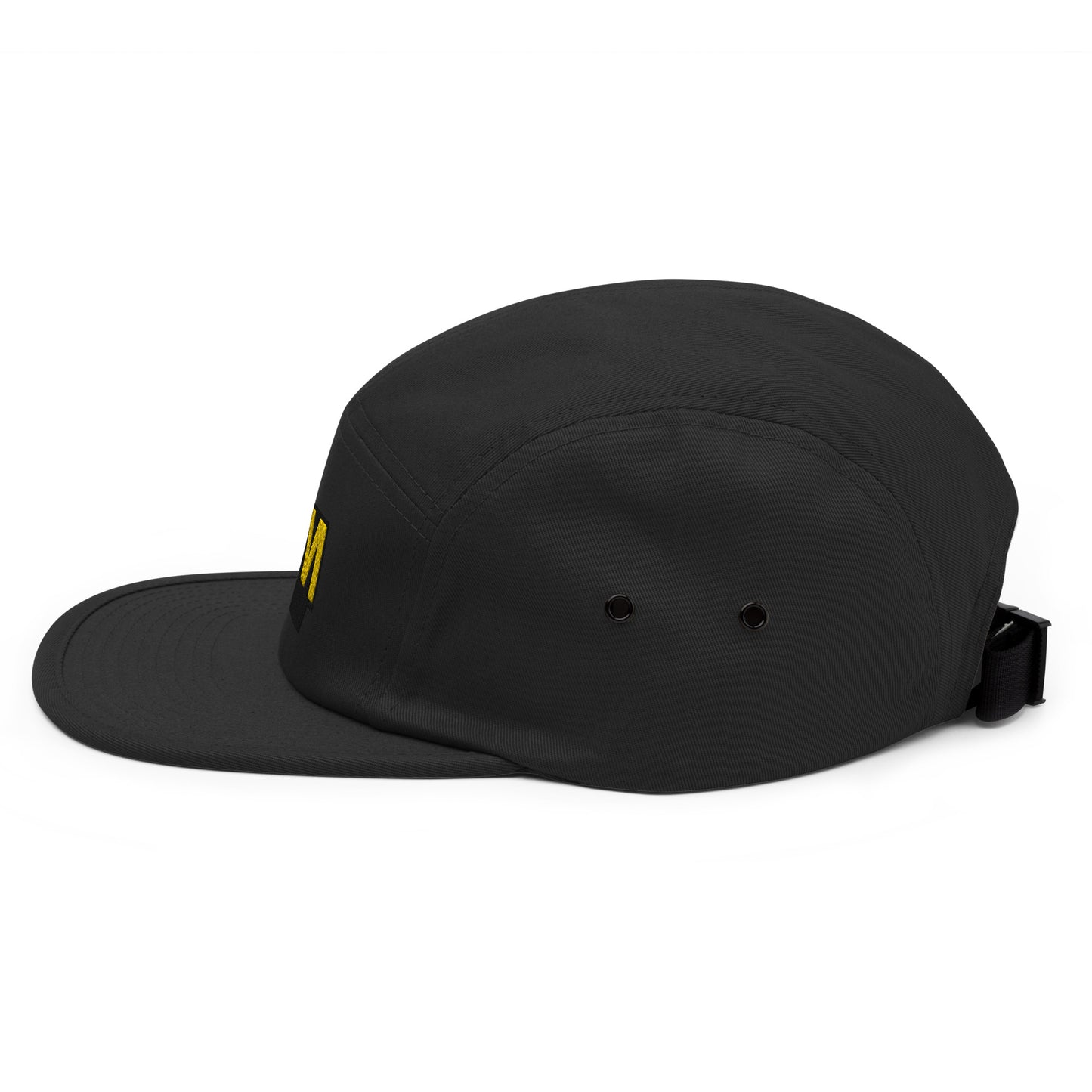 Metro 5-Panel Hat Black