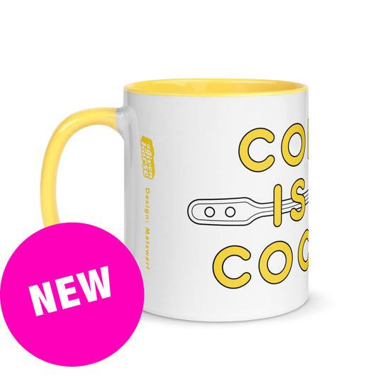Coffee is my Cocaine Mug Yellow