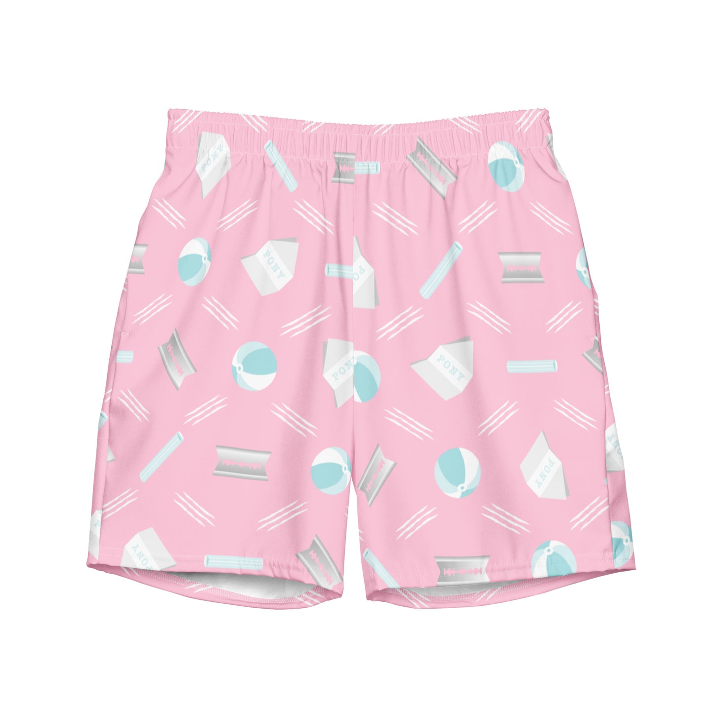 Pony Swim Trunks Pink