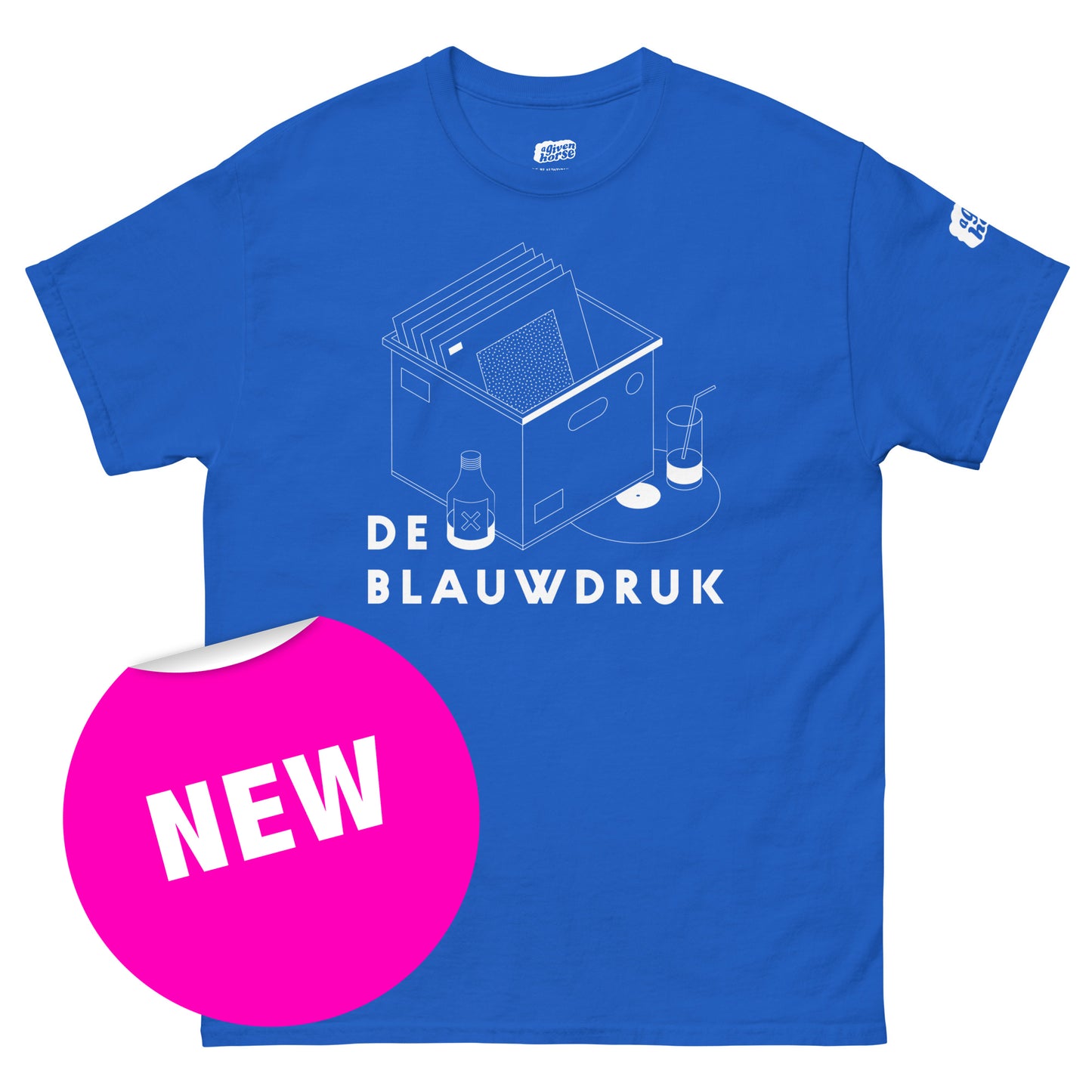 De Blauwdruk Podcast T-Shirt Blue