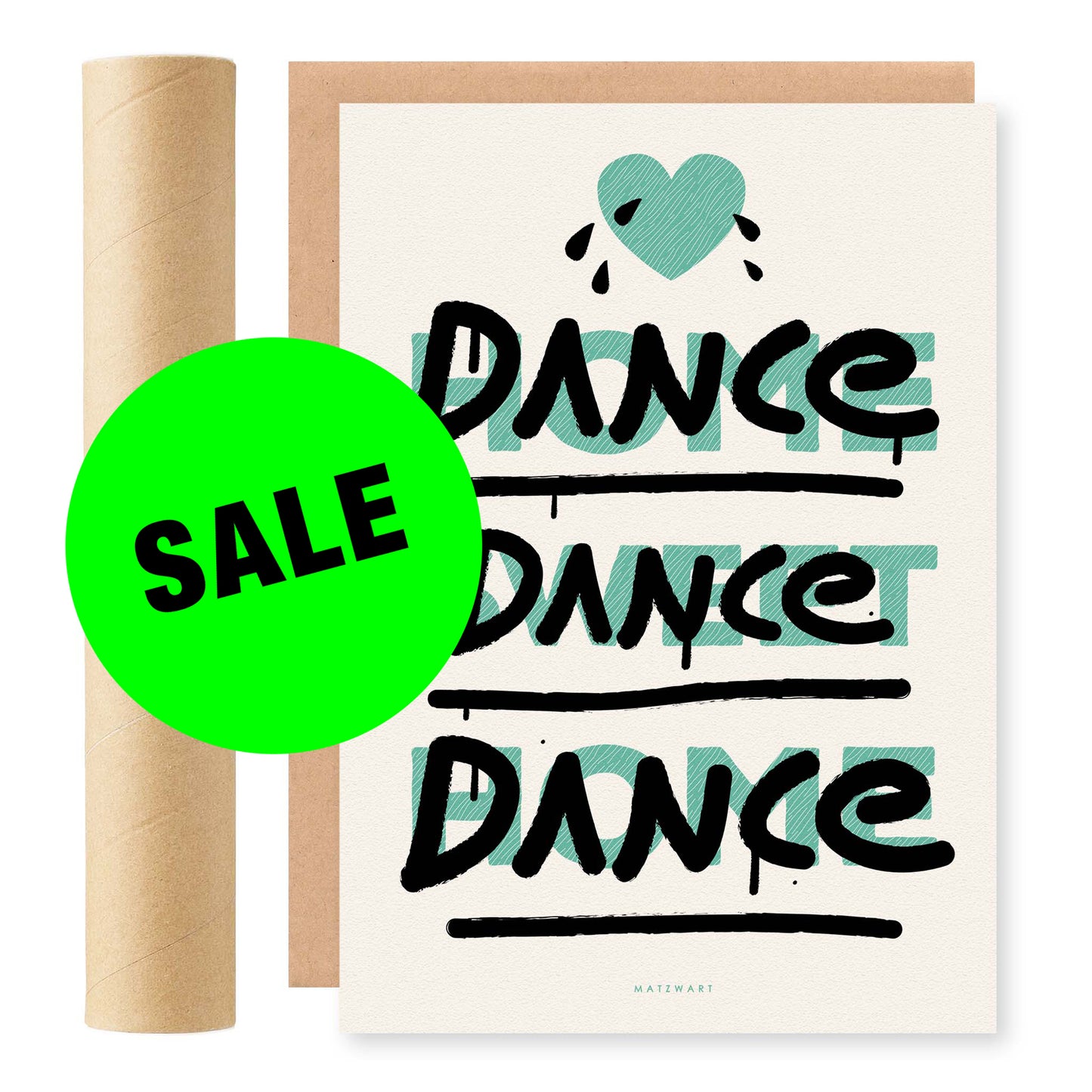 Dance Dance Dance RISO Print
