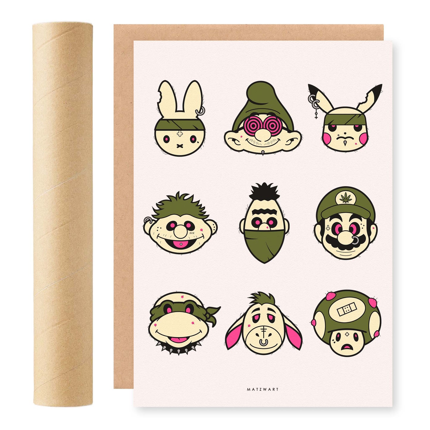 Childhood Fuckups RISO Print