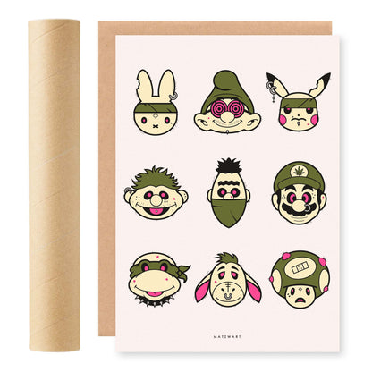 Childhood Fuckups RISO Print