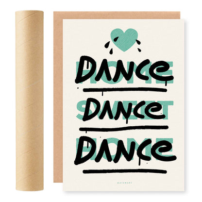 Dance Dance Dance RISO Print