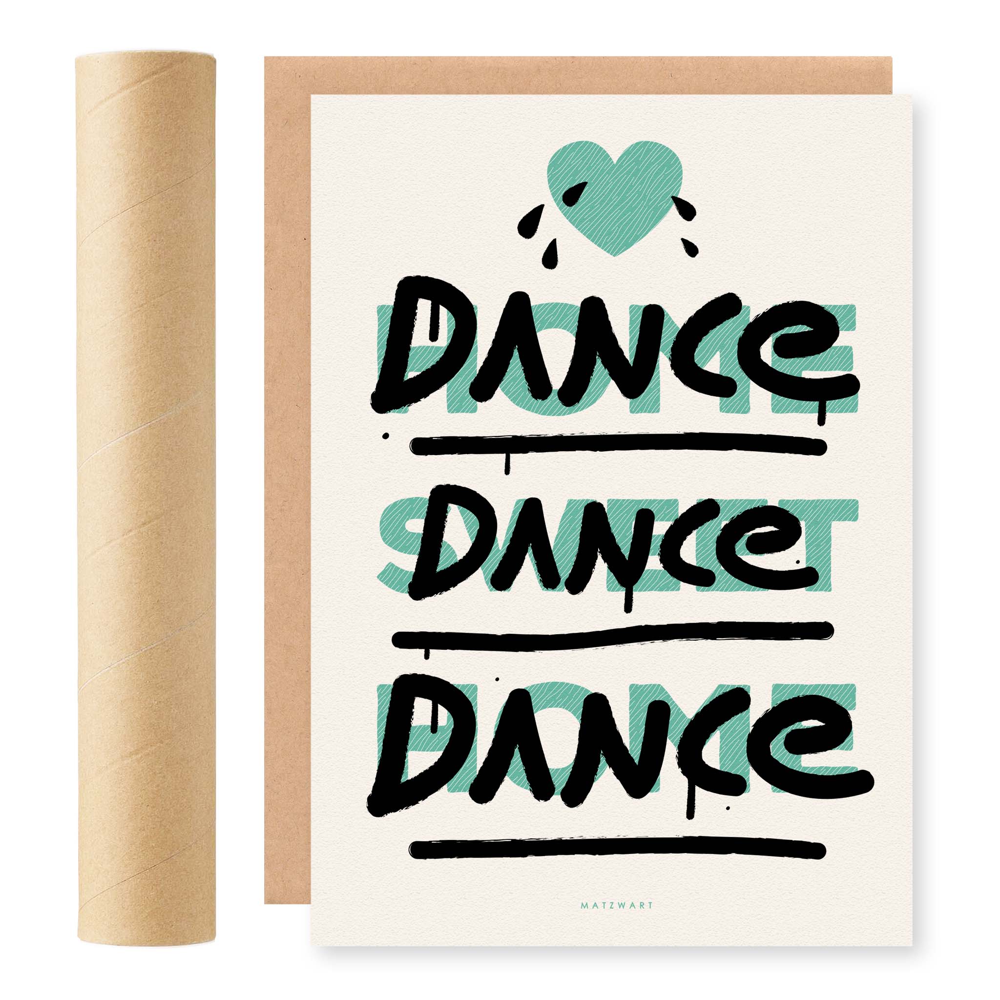 Dance Dance Dance RISO Print