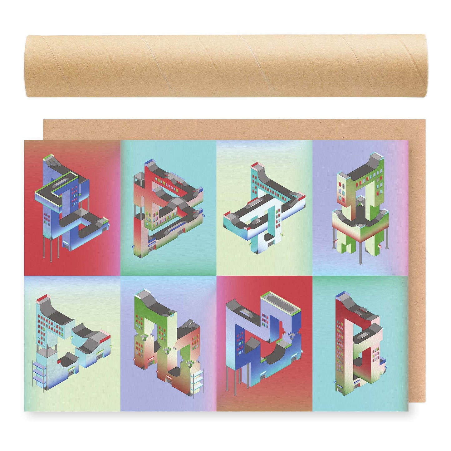 Impossible Skateparks Art Print