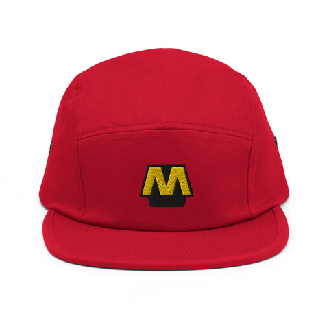 Metro 5-Panel Hat Red