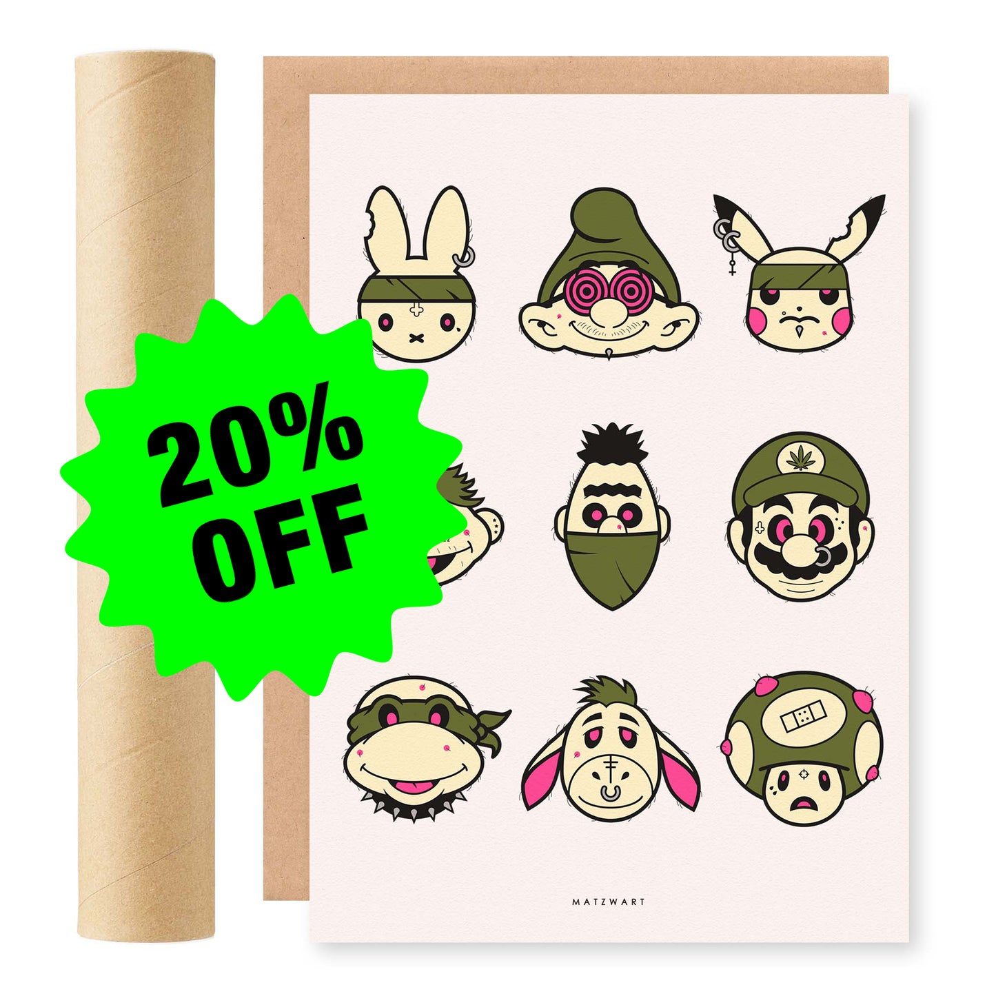 Childhood Fuckups RISO Print