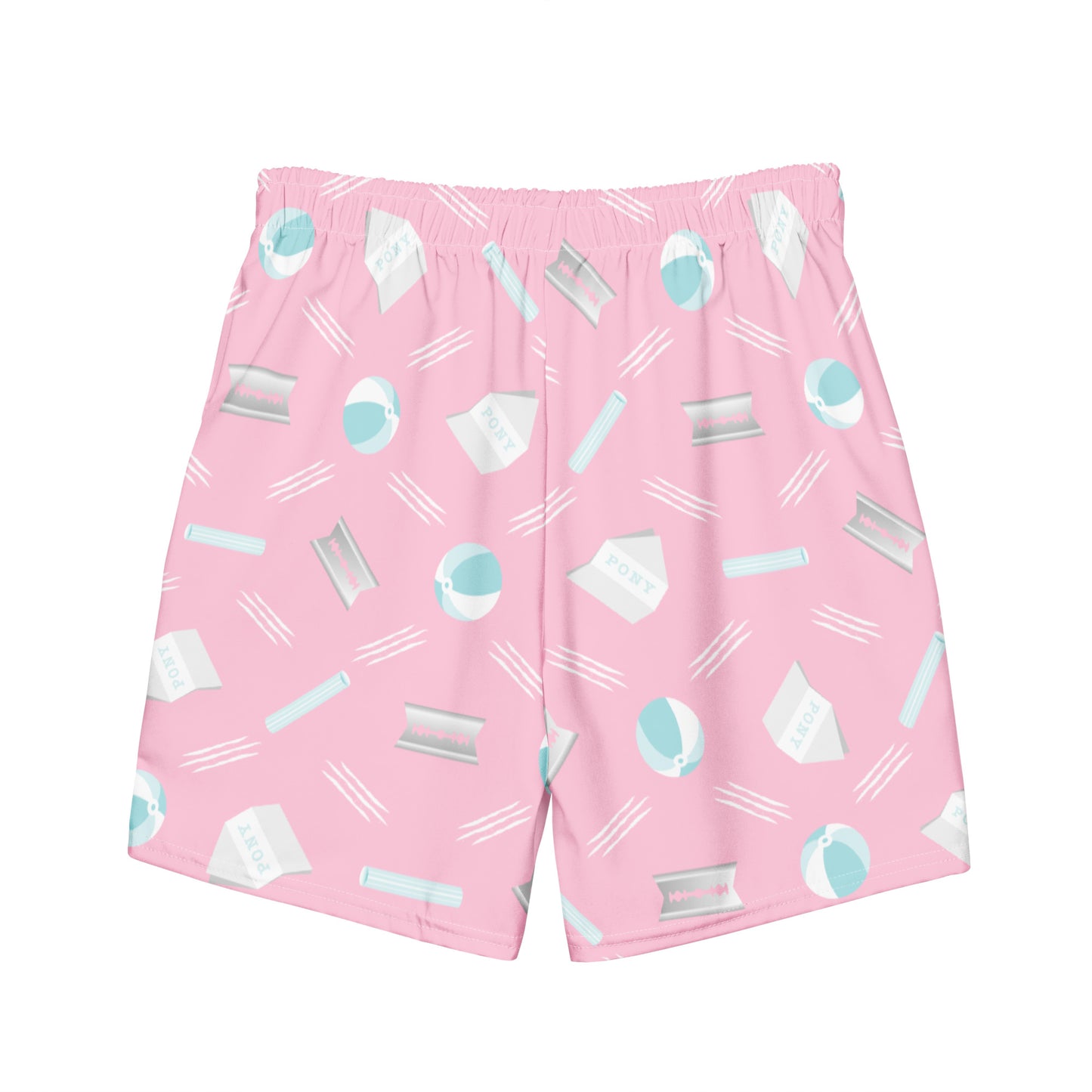 Pony Swim Trunks Pink