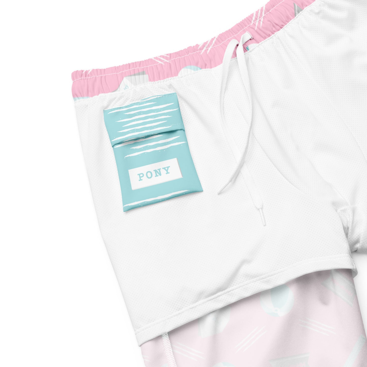 Pony Swim Trunks Pink
