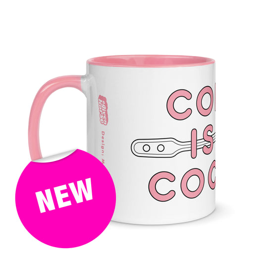 Coffee is my Cocaine Mug Pink