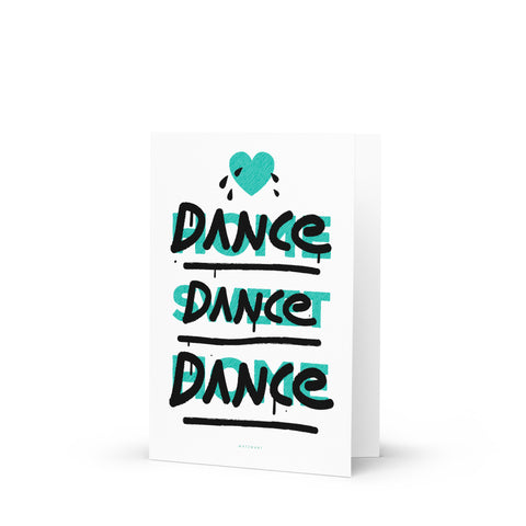 Dance Dance Dance Greeting Cards (5pcs)