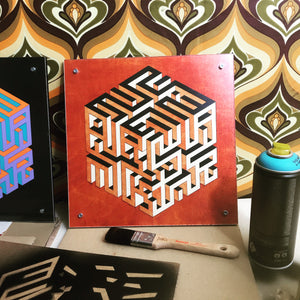 Cubaze Puzzle Art Piece